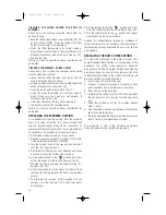 Preview for 10 page of DeLonghi BCO261 Owner'S Instructions Manual