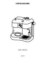 Preview for 1 page of DeLonghi BCO70 Owner'S Instructions Manual