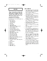 Preview for 5 page of DeLonghi BCO85 Instructions For Use Manual