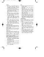 Preview for 40 page of DeLonghi CBT201 Instructions For Use Manual