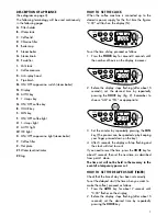 Preview for 6 page of DeLonghi cc 100 Owner'S Instructions Manual