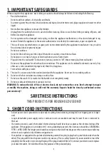 Preview for 5 page of DeLonghi COM53 Series Instructions For Use Manual