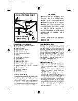 Preview for 5 page of DeLonghi D406DZ Owner'S Instruction Manual