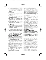 Preview for 6 page of DeLonghi D406DZ Owner'S Instruction Manual