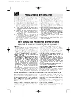 Preview for 10 page of DeLonghi D406DZ Owner'S Instruction Manual