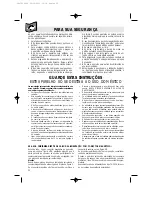 Preview for 22 page of DeLonghi D406DZ Owner'S Instruction Manual