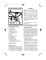 Preview for 5 page of DeLonghi D455DZ Owner'S Instruction Manual