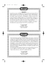 Preview for 14 page of DeLonghi D680C Manual