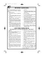 Preview for 4 page of DeLonghi D689UX Instructions For Use Manual