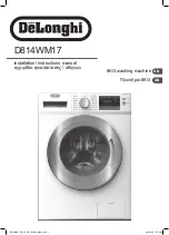 Preview for 1 page of DeLonghi D814WM17 Installation Instructions Manual