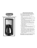 Preview for 6 page of DeLonghi DC 77 TC Owner'S Manual