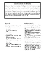 Preview for 6 page of DeLonghi DC312T Important Instructions Manual