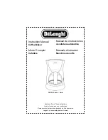 Preview for 1 page of DeLonghi DC500 Series Instruction Manual