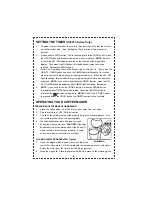 Предварительный просмотр 8 страницы DeLonghi DC54TC Series Instruction Manual