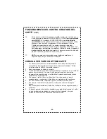 Предварительный просмотр 44 страницы DeLonghi DC54TC Series Instruction Manual