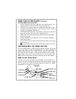 Preview for 6 page of DeLonghi DC59TB/W User Manual