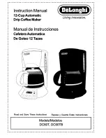 DeLonghi DC60T Instruction Manual preview