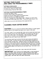 Preview for 3 page of DeLonghi DC60T Instruction Manual