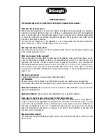 Preview for 7 page of DeLonghi DCH5090ER Instructions For Use Manual