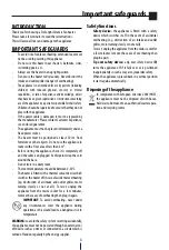 Предварительный просмотр 5 страницы DeLonghi DCH6031 Instructions Manual