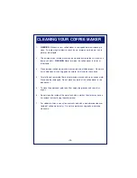 Preview for 13 page of DeLonghi DCM900 Series Instruction Manual