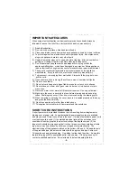 Preview for 2 page of DeLonghi DCU50T Series Instruction Manual