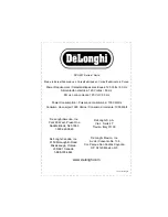 Preview for 27 page of DeLonghi DCU50T Series Instruction Manual