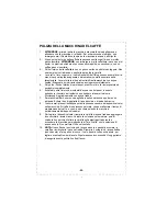 Preview for 50 page of DeLonghi DD1000TC Series Instruction Manual