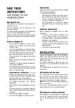 Preview for 3 page of DeLonghi DD50PSC Manual