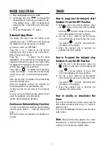 Preview for 6 page of DeLonghi DD50PSC Manual