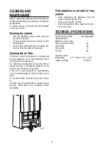 Preview for 7 page of DeLonghi DD50PSC Manual