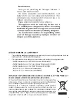 Preview for 3 page of DeLonghi DDC 606-DF User & Installation Instructions Manual