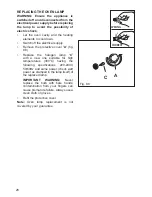 Preview for 28 page of DeLonghi DDC 606-DF User & Installation Instructions Manual