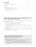 Предварительный просмотр 3 страницы DeLonghi DE 91 MPS Installation And Service Instructions Use And Care Instructions