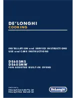 Предварительный просмотр 1 страницы DeLonghi DE605MS Use And Care Instructions Manual