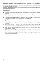 Preview for 30 page of DeLonghi DE6060MD Installation And Service Instructions Manual