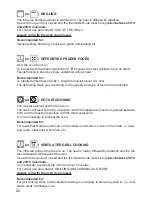 Предварительный просмотр 20 страницы DeLonghi DE608ARTB Installation And Service Instructions Use And Care Instructions