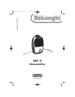 DeLonghi DEC 21 Instructions Manual preview