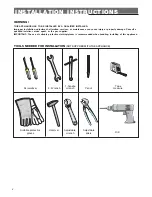 Preview for 4 page of DeLonghi DEGESC 24 SS Installation Instructions Manual