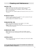 Preview for 23 page of DeLonghi DEGH90W Installation And Service Instructions Manual