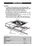 Preview for 4 page of DeLonghi DEGH90WF Installation And Service Instructions Use And Care Instructions