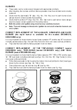 Preview for 27 page of DeLonghi DEGHBG60 Installation And Service Instructions Manual