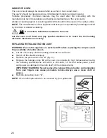 Preview for 26 page of DeLonghi DEL604M Installation And Service Instructions Manual