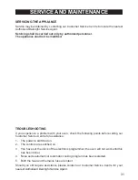 Preview for 31 page of DeLonghi DEL604M Installation And Service Instructions Manual