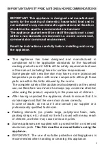 Preview for 3 page of DeLonghi DEL8510 Use And Care Instructions Manual