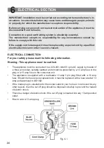 Preview for 24 page of DeLonghi DESM463 Series Users Operating Instructions, Installation Instructions