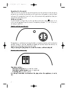 Предварительный просмотр 4 страницы DeLonghi DFH232 Owner'S Instructions