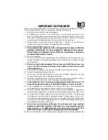 Preview for 3 page of DeLonghi DFH550R Instructions For Use Manual