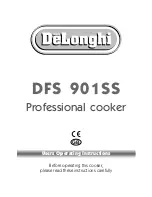 Предварительный просмотр 1 страницы DeLonghi DFS 901SS User Operating Instructions Manual