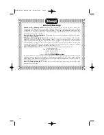 Предварительный просмотр 10 страницы DeLonghi DH 100P Instruction Booklet